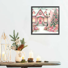 Load image into Gallery viewer, Diamond Painting - Full Round - Christmas Snow Scene (30*30CM)
