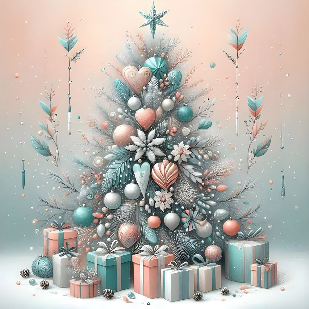 Diamond Painting - Full Round - Christmas Snow Scene (30*30CM)