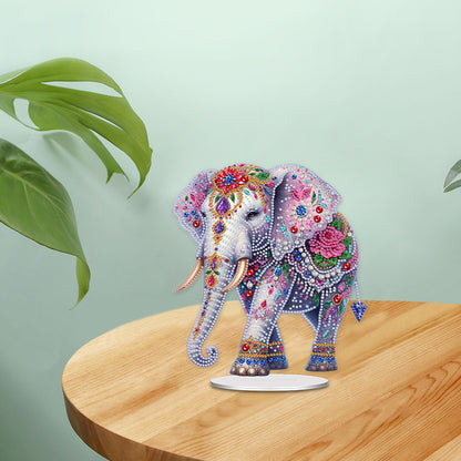 Acrylic Special Shaped Elephant Diamond Painting Desktop Decoration for Beginner
