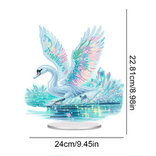 Load image into Gallery viewer, Acrylic Special Shaped Swan Diamond Painting Desktop Decorations for Beginner
