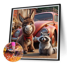 Load image into Gallery viewer, Diamond Painting - Full Square - Truck donkey (30*30CM)
