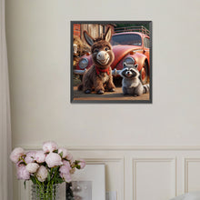 Load image into Gallery viewer, Diamond Painting - Full Square - Truck donkey (30*30CM)
