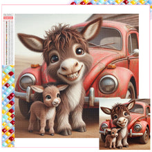 Load image into Gallery viewer, Diamond Painting - Full Square - Truck donkey (30*30CM)
