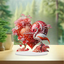 Load image into Gallery viewer, Acrylic Special Shaped Valentines Day Love Table Top Diamond Painting Ornament
