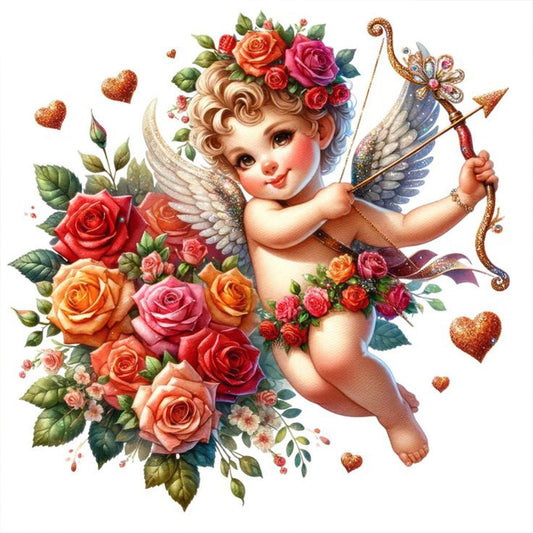 Diamond Painting - Full Square - Valentine's Day cartoon love (30*30CM)
