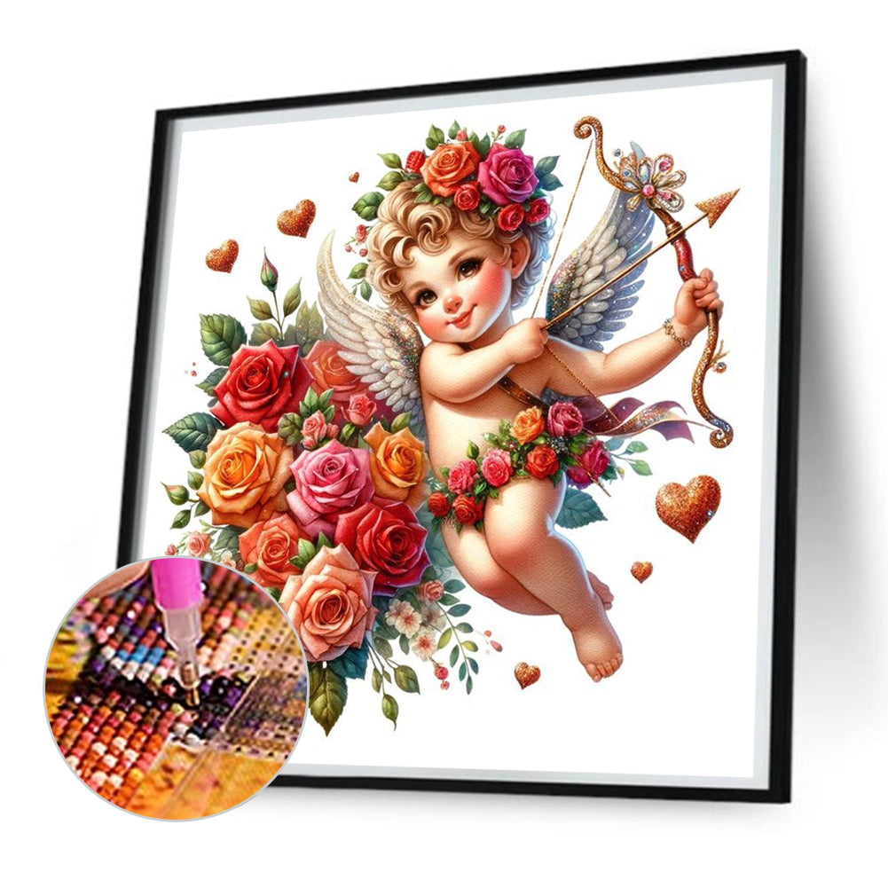 Diamond Painting - Full Square - Valentine's Day cartoon love (30*30CM)