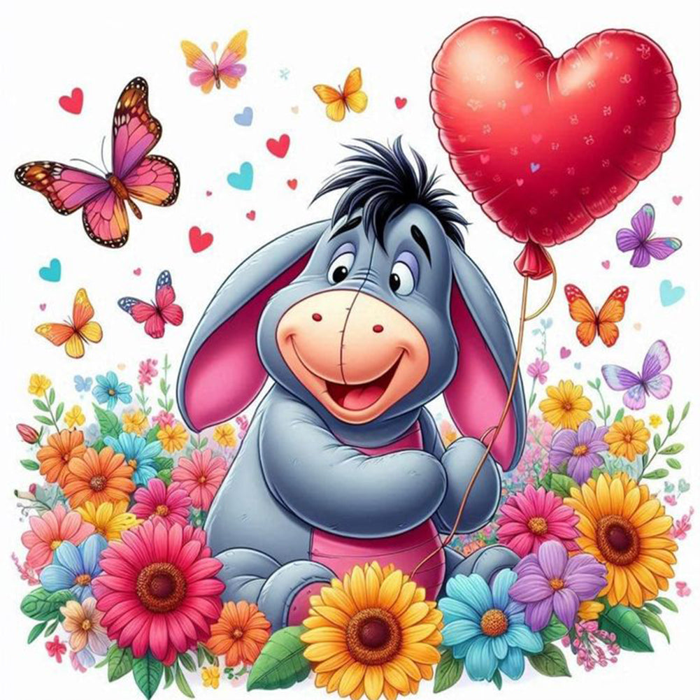 Diamond Painting - Full Square - Valentine's Day cartoon love (30*30CM)