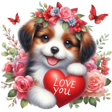 Load image into Gallery viewer, Diamond Painting - Full Square - Valentine&#39;s Day cartoon love (30*30CM)
