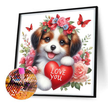 Load image into Gallery viewer, Diamond Painting - Full Square - Valentine&#39;s Day cartoon love (30*30CM)
