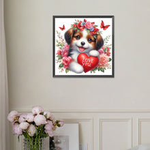 Load image into Gallery viewer, Diamond Painting - Full Square - Valentine&#39;s Day cartoon love (30*30CM)
