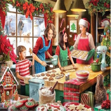 Load image into Gallery viewer, Diamond Painting - Full Square - Christmas family baking (40*30CM)
