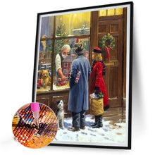 Load image into Gallery viewer, Diamond Painting - Full Square - Christmas winter couple shopping (30*40CM)
