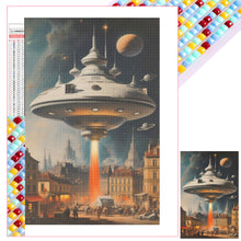 Load image into Gallery viewer, Diamond Painting - Full Square - Space rocket lighthouse (40*60CM)
