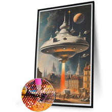 Load image into Gallery viewer, Diamond Painting - Full Square - Space rocket lighthouse (40*60CM)
