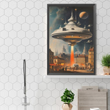 Load image into Gallery viewer, Diamond Painting - Full Square - Space rocket lighthouse (40*60CM)
