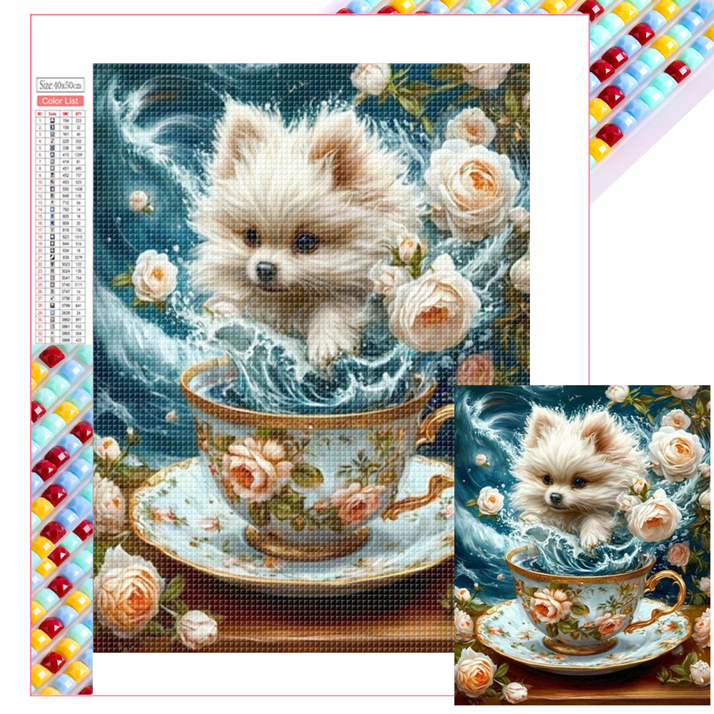 Diamond Painting - Full Square - In teacup (40*50CM)