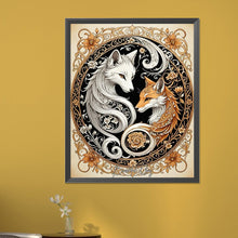 Load image into Gallery viewer, Diamond Painting - Full Square - Two-sided fox (40*50CM)
