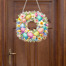 Load image into Gallery viewer, Acrylic Special Shape Easter Garland DIY Diamond Art Pendant Kit for Wall Window
