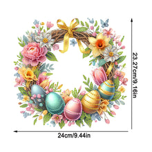 Load image into Gallery viewer, Acrylic Special Shape Easter Garland DIY Diamond Art Pendant Kit for Wall Window
