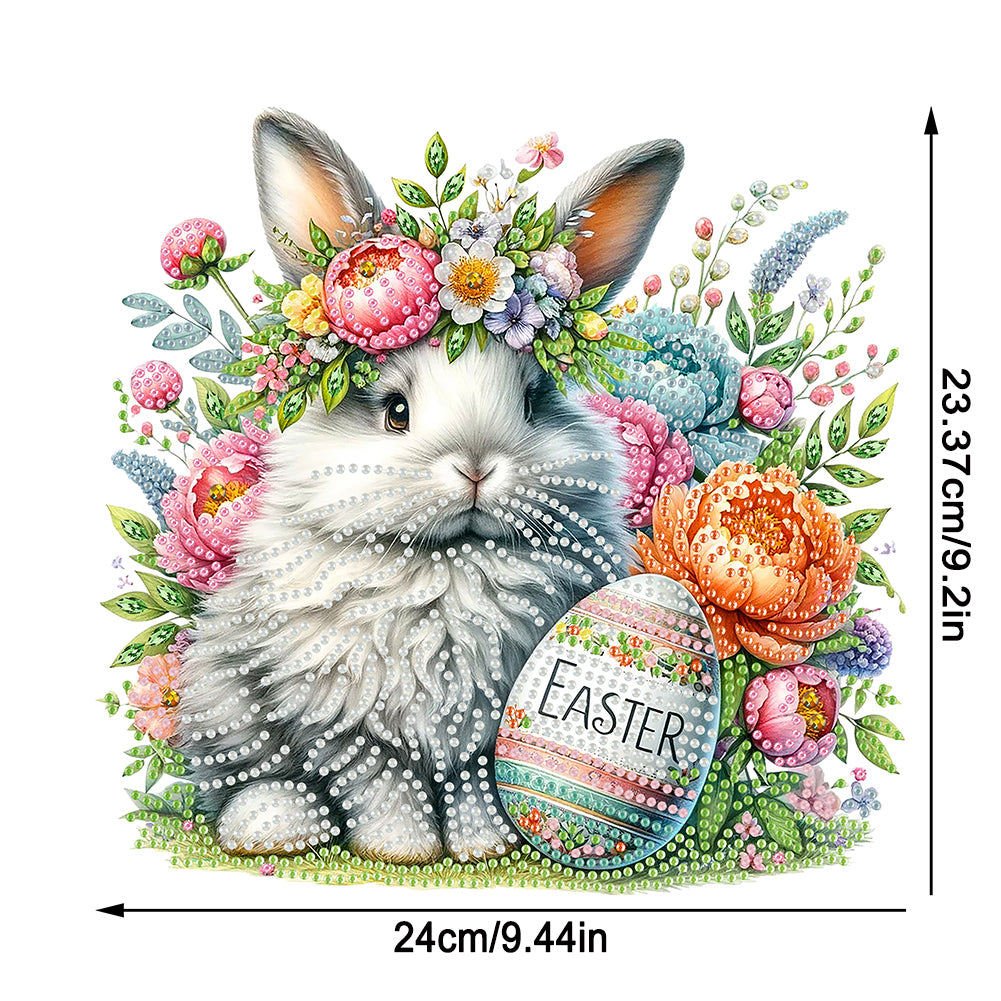 Acrylic Special Shape Easter Cake Desktop Diamond Art Kits for Home Office Decor