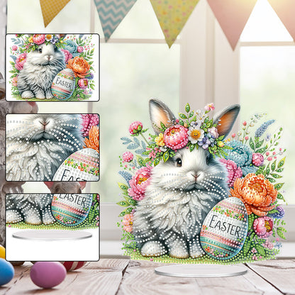 Acrylic Special Shape Easter Cake Desktop Diamond Art Kits for Home Office Decor
