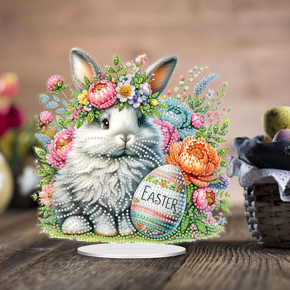 Acrylic Special Shape Easter Cake Desktop Diamond Art Kits for Home Office Decor