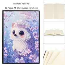 Load image into Gallery viewer, Special Shaped Hedgehog 5D DIY Diamond Painting Notebook for Students Adults
