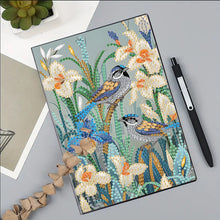 Load image into Gallery viewer, Special Shaped Birds Flowers 5D DIY Diamond Painting Notebook for Students Adult
