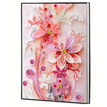 Load image into Gallery viewer, Special Shaped Flowers 5D DIY Diamond Painting Notebook for Students Adults
