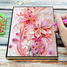 Load image into Gallery viewer, Special Shaped Flowers 5D DIY Diamond Painting Notebook for Students Adults
