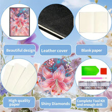 Load image into Gallery viewer, Special Shaped Flowers 5D DIY Diamond Painting Notebook for Students Adults
