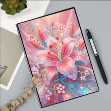 Load image into Gallery viewer, Special Shaped Flowers 5D DIY Diamond Painting Notebook for Students Adults
