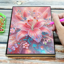 Load image into Gallery viewer, Special Shaped Flowers 5D DIY Diamond Painting Notebook for Students Adults
