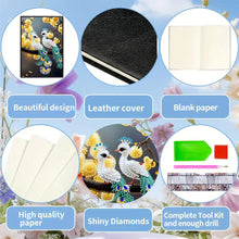 Load image into Gallery viewer, Special Shaped Peacock 5D DIY Diamond Painting Notebook for Students Adults
