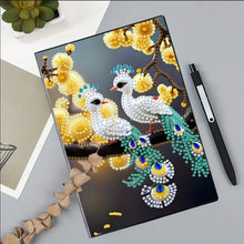 Load image into Gallery viewer, Special Shaped Peacock 5D DIY Diamond Painting Notebook for Students Adults
