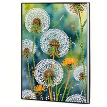 Load image into Gallery viewer, Special Shaped Dandelion 5D DIY Diamond Painting Notebook for Students Adults
