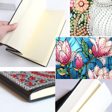 Load image into Gallery viewer, Special Shaped Flowers 5D DIY Diamond Painting Notebook for Students Adults
