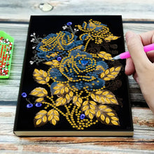 Load image into Gallery viewer, Special Shaped Flowers 5D DIY Diamond Painting Notebook for Students Adults
