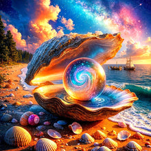 Load image into Gallery viewer, Diamond Painting - Full Round - Dream pearl shell (30*30CM)
