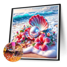 Load image into Gallery viewer, Diamond Painting - Full Round - Dream hibiscus shell (30*30CM)
