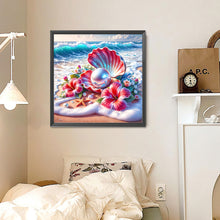 Load image into Gallery viewer, Diamond Painting - Full Round - Dream hibiscus shell (30*30CM)
