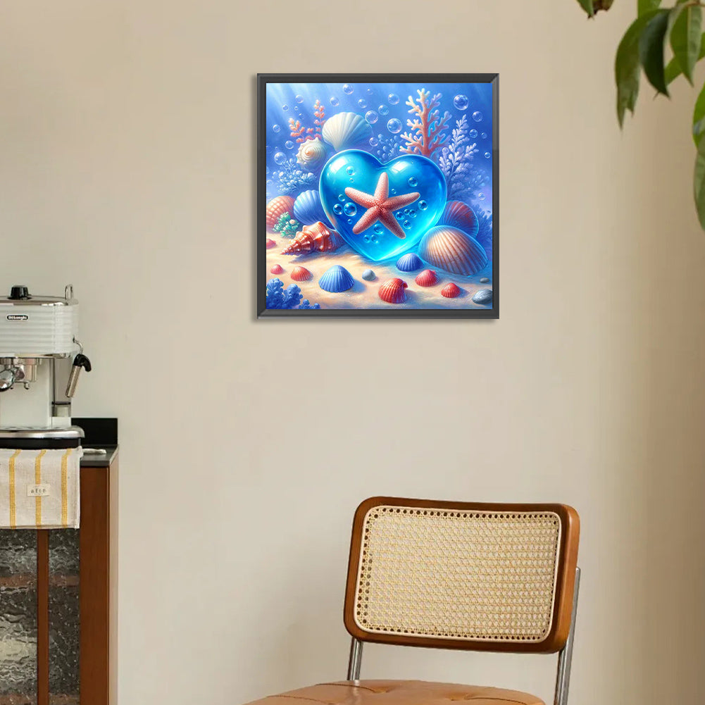 Diamond Painting - Full Round - Dream love starfish (30*30CM)