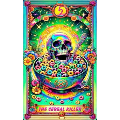 Diamond Painting - Full Round - Skull Card (40*65CM)