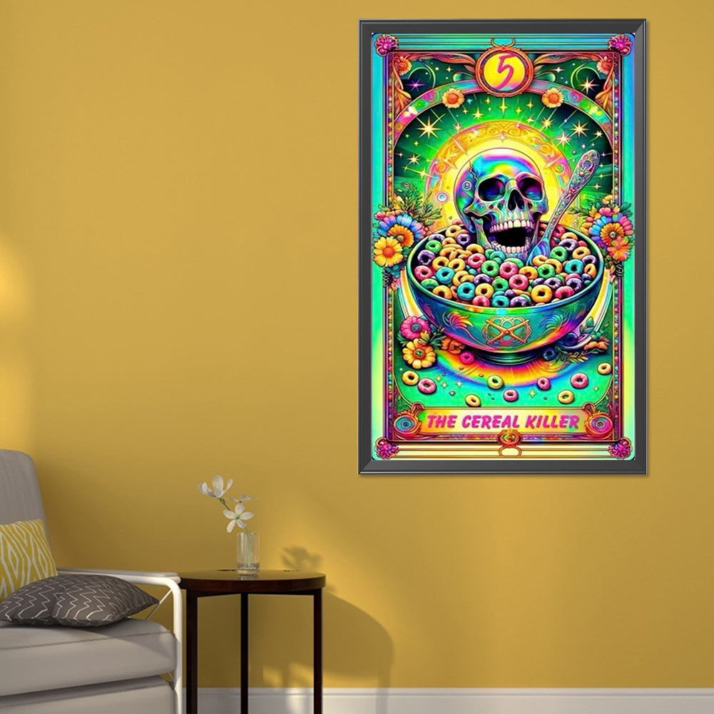 Diamond Painting - Full Round - Skull Card (40*65CM)