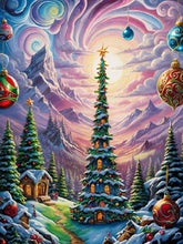 Load image into Gallery viewer, Diamond Painting - Full Round - Christmas tree (40*50CM)
