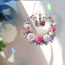 Load image into Gallery viewer, Acrylic Special Shape Carnival Wreath DIY Diamond Art Pendant Kit for Art Crafts
