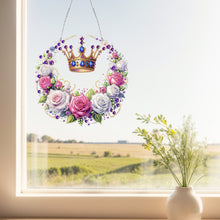 Load image into Gallery viewer, Acrylic Special Shape Carnival Wreath DIY Diamond Art Pendant Kit for Art Crafts
