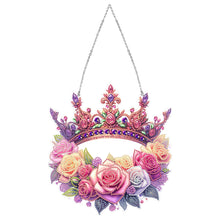 Load image into Gallery viewer, Acrylic Special Shape Carnival Wreath DIY Diamond Art Pendant Kit for Art Crafts
