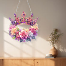 Load image into Gallery viewer, Acrylic Special Shape Carnival Wreath DIY Diamond Art Pendant Kit for Art Crafts
