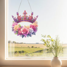 Load image into Gallery viewer, Acrylic Special Shape Carnival Wreath DIY Diamond Art Pendant Kit for Art Crafts
